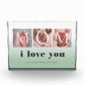 Personalisiertes Geschenk für Mama Foto Block (Vorderseite)