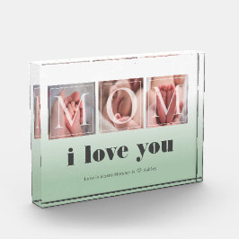Personalisiertes Geschenk für Mama Foto Block