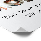 Personalisiertes Geschenk für MAMA FotoCollage Pri Poster (Ecke)