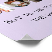 Personalisiertes Geschenk für MAMA FotoCollage Pri Poster (Ecke)