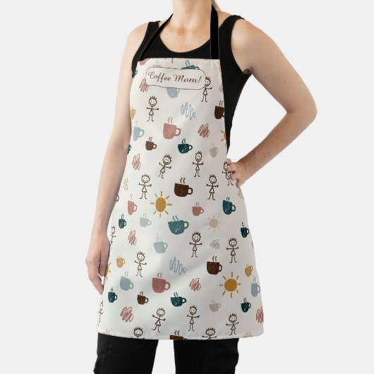 Personalisiertes Geschenk für Mama - Kaffeezeit Kü Schürze (InSitu)