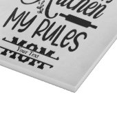 Personalisiertes Geschenk für Mama Schneidebrett (Ecke)