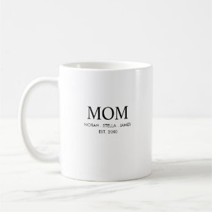 Personalisiertes Geschenk für Mama zur Gründung al Kaffeetasse