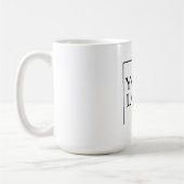 Personalisiertes Geschenk für Männer Geburtstag pr Kaffeetasse (Links)