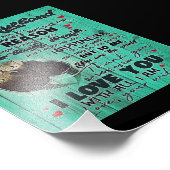 Personalisiertes Geschenk für meinen Mann Fotodruck (Ecke)