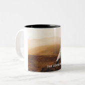 Personalisiertes Geschenk für moderne Foto-Tasse Zweifarbige Tasse (Vorderseite Links)