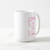 Personalisiertes Geschenk für Mutter mit Mädchen, Kaffeetasse (VorderseiteRechts)