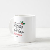 Personalisiertes Geschenk für Neugeborene Kaffeetasse (Vorderseite Links)