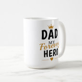 Personalisiertes Geschenk für Papa  Kaffeetasse (VorderseiteRechts)