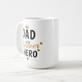 Personalisiertes Geschenk für Papa  Kaffeetasse (Vorderseite Links)