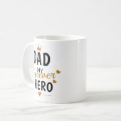 Personalisiertes Geschenk für Papa  Kaffeetasse (Vorderseite Links)