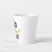 Personalisiertes Geschenk für Papa Milchtasse (Vorderseite)