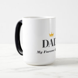 Personalisiertes Geschenk für Papa Verwandlungstasse