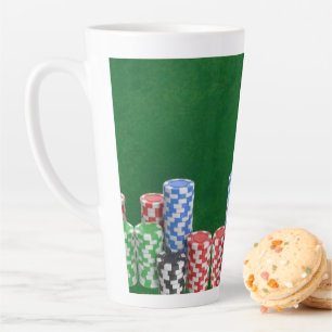 Personalisiertes Geschenk für Poker Milchtasse