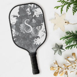 Personalisiertes Geschenk für Schwarz und Weiß Pickleball Schläger