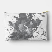 Personalisiertes Geschenk für Schwarz und Weiß Zubehörtasche (Rückseite)