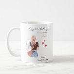 Personalisiertes Geschenk für sie Kaffeetasse<br><div class="desc">Überraschen Sie die besondere Dame in Ihrem Leben mit einem personalisierten und wunderschönen Geschenk, das sie jeden Tag benutzen kann. Unsere maßgeschneiderte Kaffeemaschine-Tasse ist das ideale Geschenk für Ihre Liebe und Wertschätzung. Sie können dieses Design personalisieren, indem Sie Ihren eigenen Text über die Felder "Diese Vorlage bearbeiten" auf der rechten...</div>