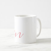 Personalisiertes Geschenk für Skriptnamen Benutzer Kaffeetasse (VorderseiteRechts)