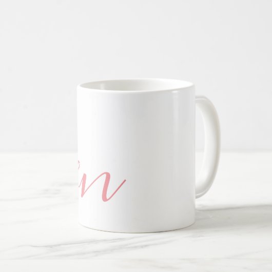Personalisiertes Geschenk für Skriptnamen Benutzer Kaffeetasse (VorderseiteRechts)