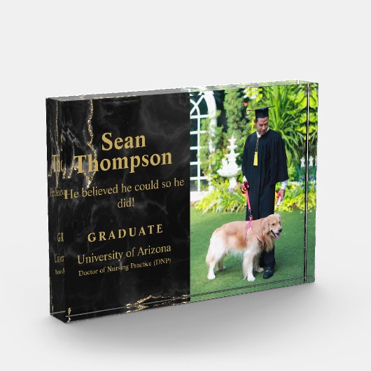 Personalisiertes Geschenk für Sohn oder Enkel Fotoblock (Links)