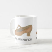 Personalisiertes Geschenk für Tan-Charakter-Tanzle Kaffeetasse (Vorderseite Links)