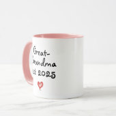 Personalisiertes Geschenk für Urgroßmutter, Persön Tasse (Vorderseite Links)