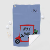 Personalisiertes Geschenk für Vater Golfhandtuch (Insitu)