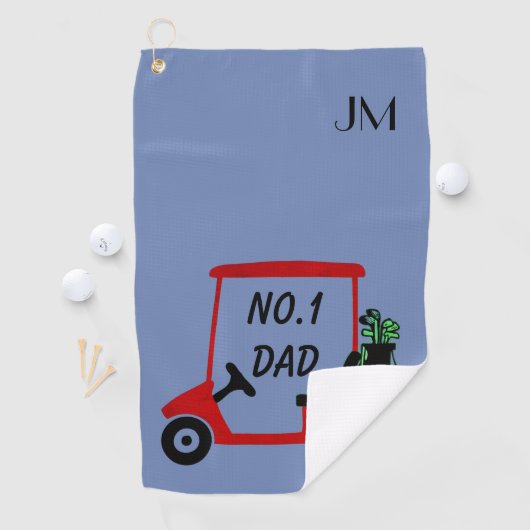 Personalisiertes Geschenk für Vater Golfhandtuch (Insitu)