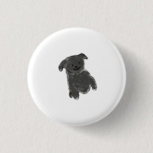 Personalisiertes Geschenk für verspielten flauschi Button