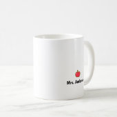 Personalisiertes Geschenk für Vorschullehrer Kaffeetasse (VorderseiteRechts)