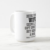 Personalisiertes Geschenk Kaffeetasse (Vorderseite Links)