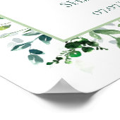 Personalisiertes Geschenk! Maßgeschneiderte Hochze Poster (Ecke)