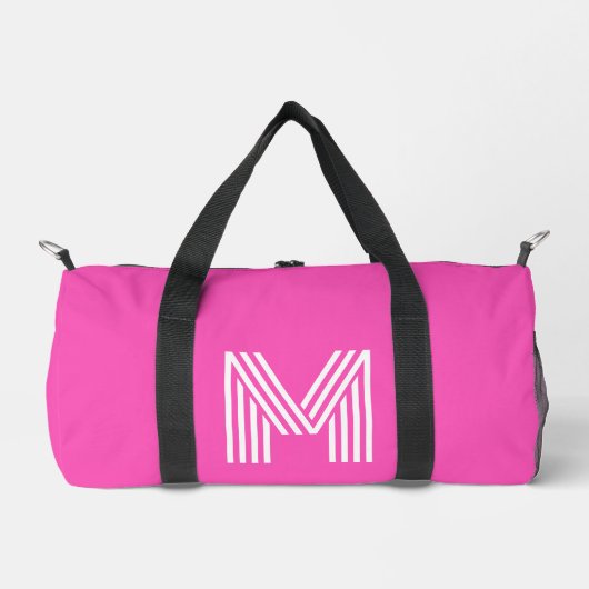 Personalisiertes Geschenk mit Anfangsbuchstabe M Duffle Bag (Vorderseite)