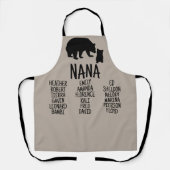 Personalisiertes Geschenk mit den Namen des Großki Schürze (Vorderseite)