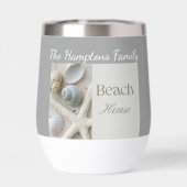 Personalisiertes Geschenk mit Meeresmuscheln für d (Rückseite)