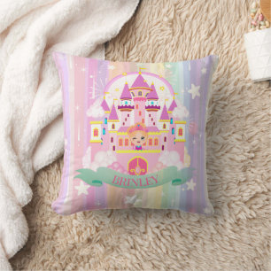 Personalisiertes Geschenk! Princess Castle Kissen