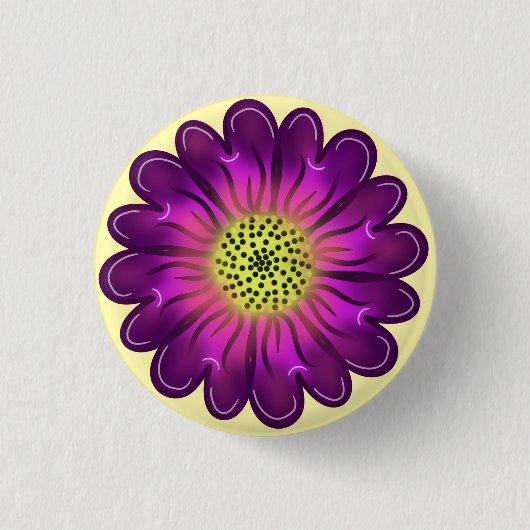 Personalisiertes Geschenk Rundkissen Button (Vorderseite)