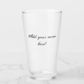 Personalisiertes Geschenk, Sonderglas Glas (Vorderseite)