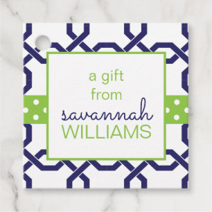 Personalisiertes Geschenk- und Gefältelchen Geschenkanhänger