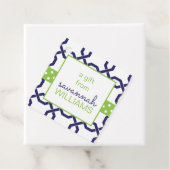 Personalisiertes Geschenk- und Gefältelchen Geschenkanhänger (Beispiel)