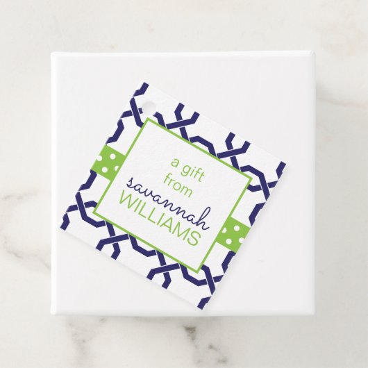 Personalisiertes Geschenk- und Gefältelchen Geschenkanhänger (Beispiel)