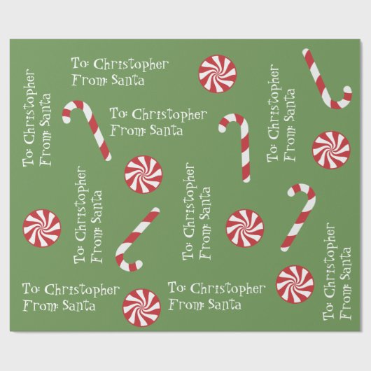 Personalisiertes Geschenk vom Geschenkpapier (Flach)