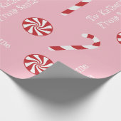 Personalisiertes Geschenk vom Geschenkpapier (Ecke)