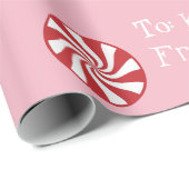 Personalisiertes Geschenk vom Geschenkpapier (Rolleneckpunkt)