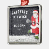 Personalisiertes Geschenk von Lacrosse Keepake Ornament Aus Metall (Links)