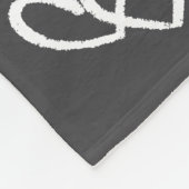 Personalisiertes Geschenk von Nichte oder Neffe fü Fleecedecke (Ecke)