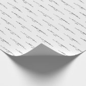 Personalisiertes Geschenk Wrap HAMbyWG Geschenkpapier (Ecke)
