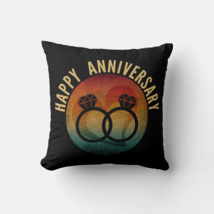 personalisiertes Geschenk zum Hochzeitstag Kissen