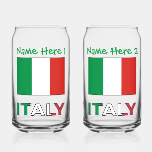 Personalisiertes Geschenk zum Tag der Italienische Dosenglas
