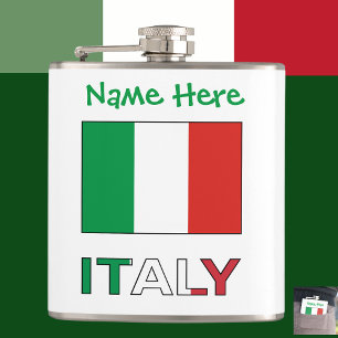 Personalisiertes Geschenk zum Tag der Italienische Flachmann
